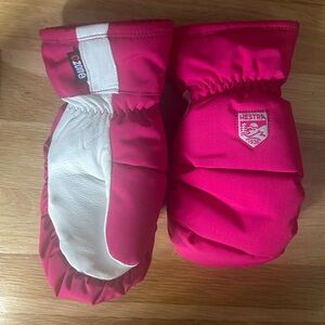 Hestra Heli Jr Girls Ski Mittens Size 5 NWOT
